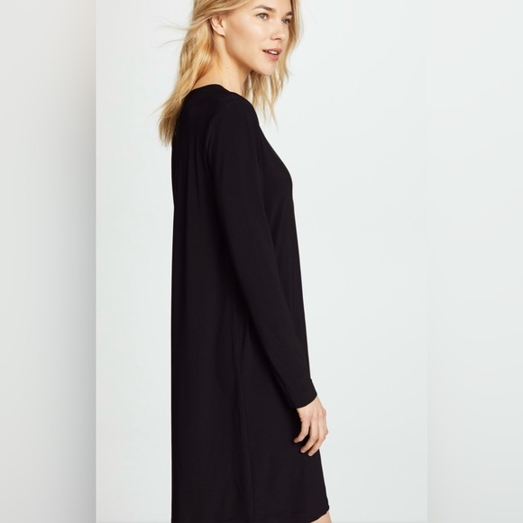 Norma Kamali Shopbop Black Crew Neck Dress, size L. - Picture 5 of 10